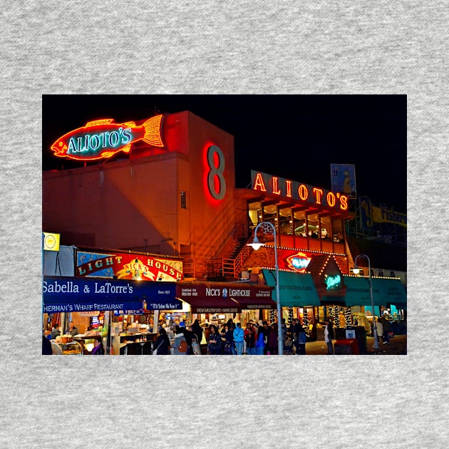 Fishermans Wharf at Night by bobmeyers